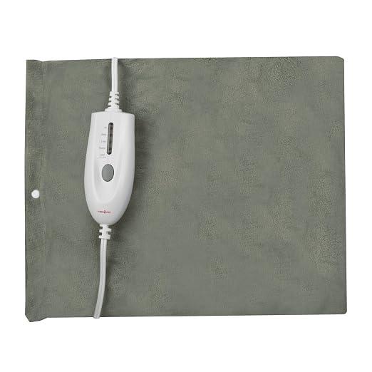 TheraCare Deluxe Heating Pad | Moist & Dry Heat | Four-Heat Settings | Sore by TheraCare