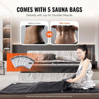 Happybuy Sauna Blanket for Detox, Home Relaxation, 1-6 Temp Levels, 1-60 Min - Image 6