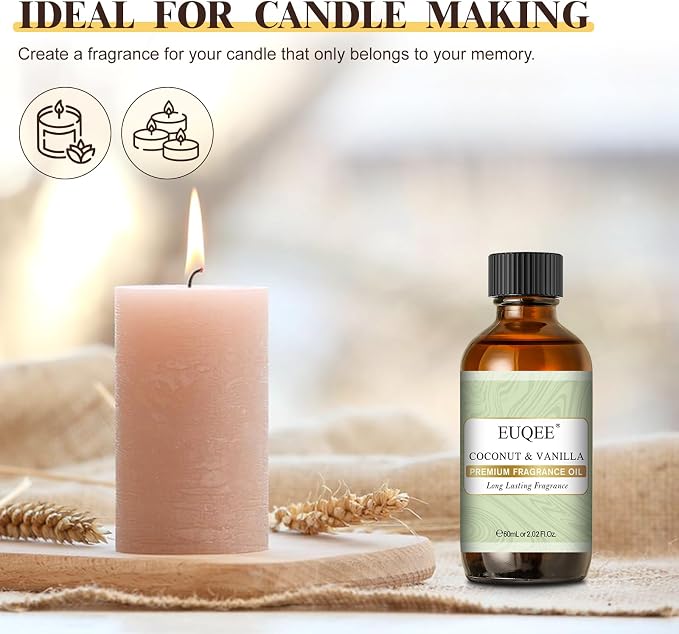Coconut & Vanilla Fragrance Oils, Premium Essential Oils - Image 5
