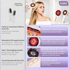 Electric Scalp Massager, 3-in-1 Hair Oil Applicator & Cordless Electric Head - Image 4