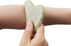 Chikoni 3 in 1 Ficial Face Ice Jade Roller and Gua Sha Tool, Natural Real Jade - Image 4