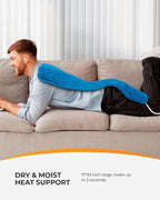 HSA Approved Heating Pad for Back Pain & Cramps Relief, CooCoCo Large Heated - Image 2