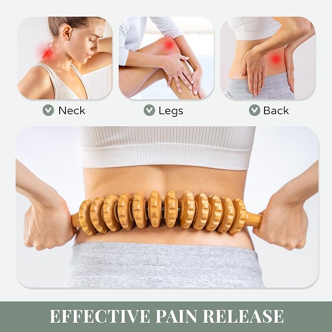 4PCS Wood Therapy Massage Tools Set - Image 7