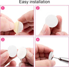 Sanding Paper Discs with Metal Nail Drill Bit Foot Sandpaper Discs 25mm Foot - Image 6
