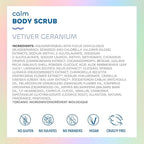 Seaweed Bath Co. Calm Body Scrub, Vetiver Geranium Scent, 6 Ounce, Sustainably - Image 3