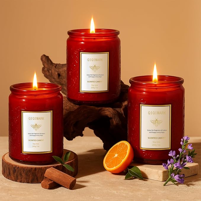 Candles Set - 6PC Scented Candles, Soy Candle, Aromatherapy Candle, Soy Wax - Image 8