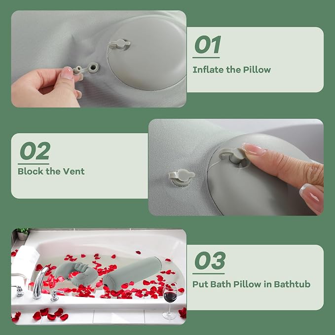 MABOZOO U-Shaped Full Body Bath Pillow - Image 2