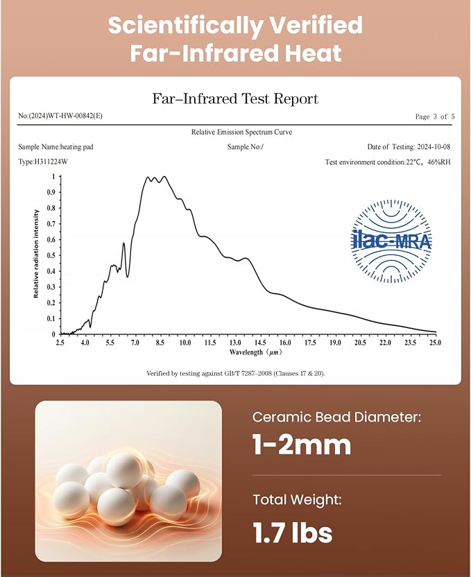 BOB AND BRAD Far Infrared Weighted Heating Pad - Image 6