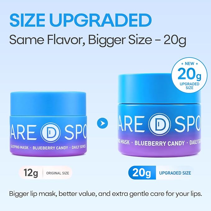 SPODARE 20g Blueberry Lip Mask Overnight, Lip Moisturizer - Image 2