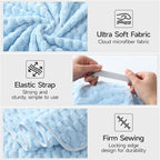 REDKISS Blue Microfiber Hair Towels - Image 6