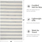 Lightweight Turkish Beach Towel - Image 3