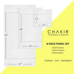 Chakir Turkish Linens | Hotel & Spa Quality 100% Cotton Premium Turkish Towels - Image 6