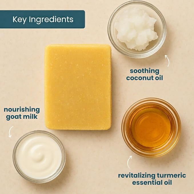 Goat Milk Soap Bars, Turmeric - Image 5