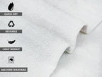 CH White Bath Towels Bulk Pack of 24 – Pure Cotton Lightweight & Absorbent - Image 3