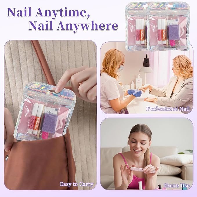TADOPRO 20PCS Press On Nail Tool Kit, Disposable Nail Prep Kit - Image 7