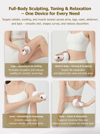 Yuonry Lymphatic Drainage Massager & Anti Cellulite Massage Tool, Helps Reduce - Image 5
