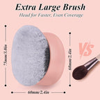75MM Extra Large Self Tanner Kabuki Makeup Brush – Ultra Soft Dense Vegan - Image 3