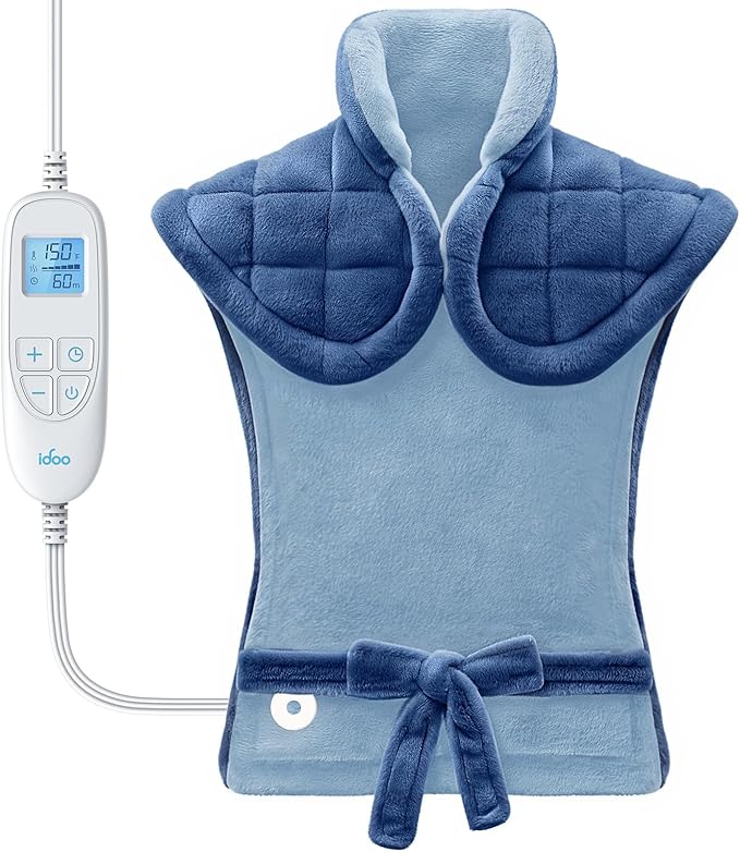 iDOO Heating Pad for Back Pain Relief, Mothers Day Gifts for Mom Women Mom by idoo