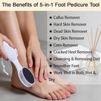 Foot Scrubber Brush with Pumice Stone - Image 4