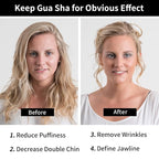 Gua Sha Facial Tools 2 Pack, Natural Jade Guasha Tool - Image 4