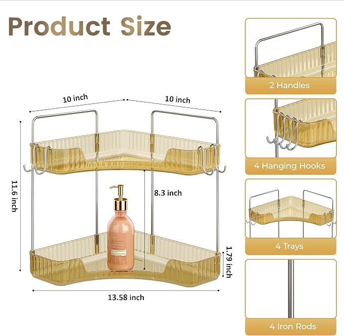 Golden Corner Counter Organizer, 2 - Image 2