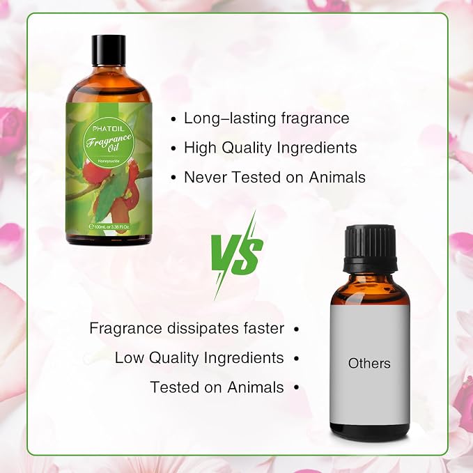 PHATOIL 3.38FL.OZ Honeysuckle Fragrance Oils - Image 5