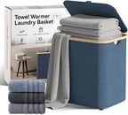 Towel Warmer & Laundry Basket 2-IN-1, Foldable Towel Warmer - Image 2