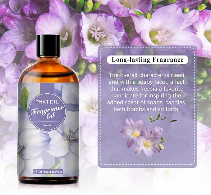 PHATOIL 3.38FL.OZ Freesia Fragrance Oils - Image 3