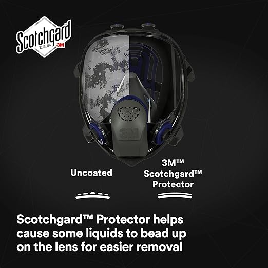 3M Ultimate FX Full Facepiece Reusable Respirator, Six-Strap Harness - Image 5
