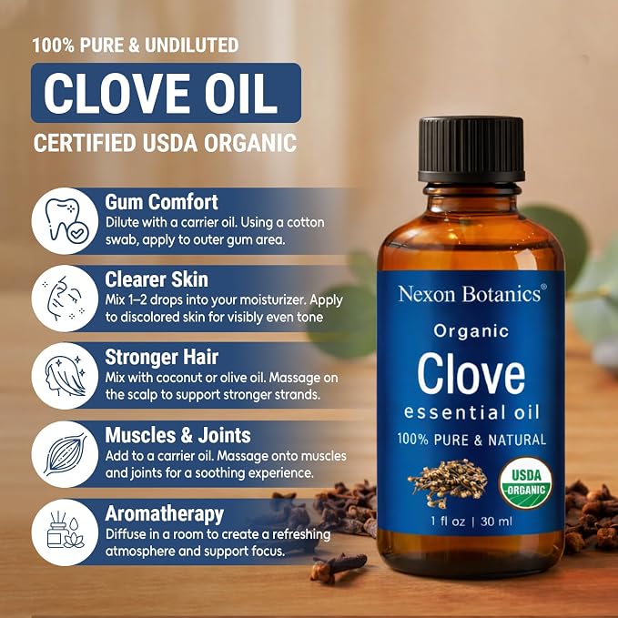Organic Clove Essential Oil 30 ml - Image 2