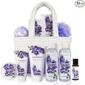 BODY & EARTH Spa Gift Baskets for Women 11pcs Lavender Gift Sets by BODYEARTH