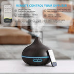 Diffusers for Essential Oils Large Room, 550ml Essential Oil Diffusers - Image 2
