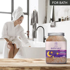 Calming Bath Salts 46 Oz - 1300g - w/Sandalwood & Lavender & Bergamot Essential - Image 5