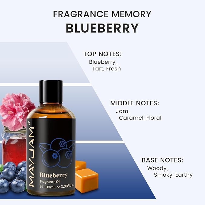 MAYJAM 100ML/3.38FL.OZ Blueberry Fragrance Oils - Image 4