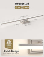 VOLISUN Modern Bathroom Vanity Light 39.4 inch, 34W Dimmable 5CCT Led Bathroom - Image 5