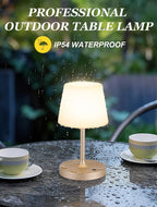 Kakanuo Champagne Gold Shower Lamp Waterproof, Rechargeable Cordless Lamp - Image 5