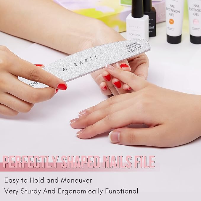 Makartt Nail File: 100/100 Grit Emery Boards - Image 8
