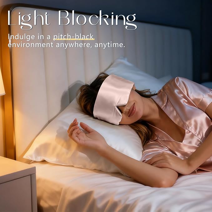 ZIMASILK 100% 22 Momme Mulberry Silk Sleep Mask - Image 4