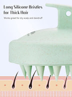 HEETA Scalp Massager Hair Growth, Soft Silicone Scalp Scrubber Shampoo Brush - Image 6