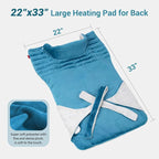 Comfytemp Heating Pad for Back, Weighted Electric Heating Pad for Neck Shoulders - Image 5