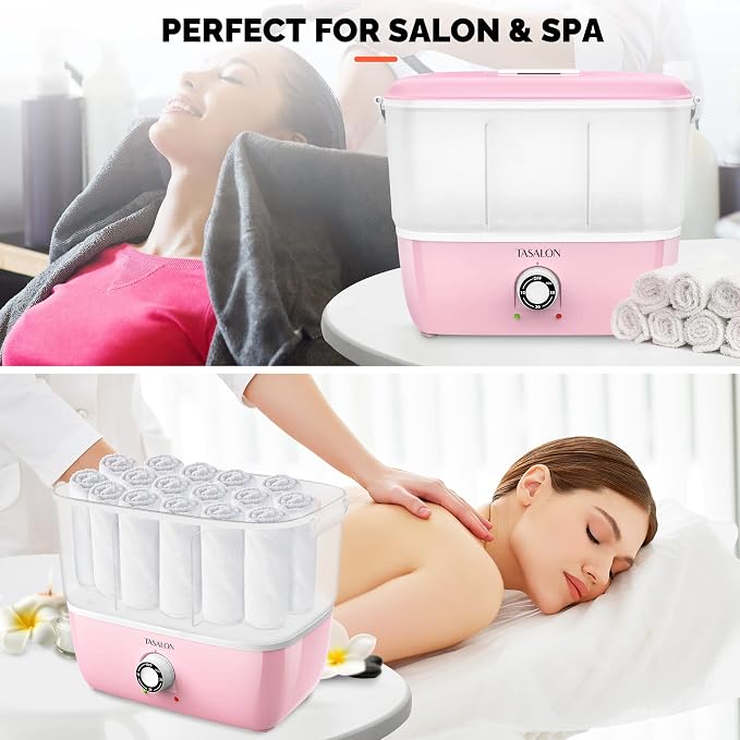 TASALON Hot Towel Steamer for Facials, Hot Towel Warmer Quickly Heats Up in 5 - Image 6