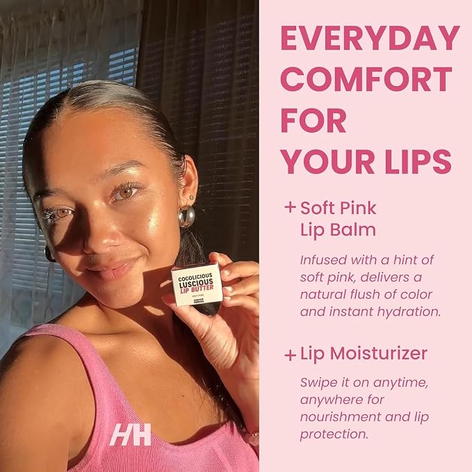 100% Natural Tinted Lip Butter Sleeping Lip Mask Clean Petroleum Free Lip - Image 2