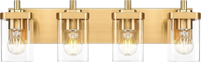 Bathroom Light Fixtures, 4-Light Modern Wall Sconces by Metwet