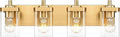 Bathroom Light Fixtures, 4-Light Modern Wall Sconces by Metwet