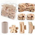 16 Pcs Skincare Headband Set, Face Washing Headband by XiuyingFeng