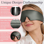 Silk Sleep Eye Mask for Side Sleeper Men Women, Eye Mask Sleeping 100% 22 Momme - Image 5