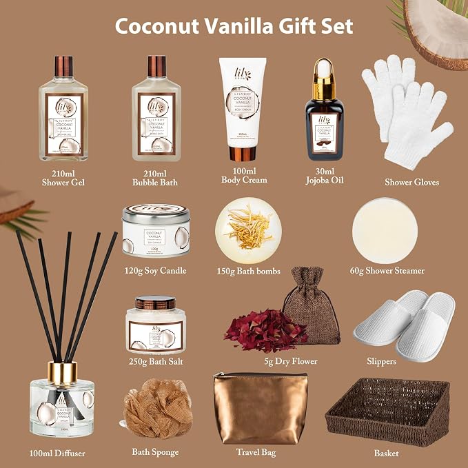 Mother's Day Gift Basket for Mom, Spa Gift Basket for Women, Gifts for Women - Image 3