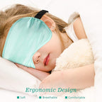 BBTO 4 Pcs Silk Sleep Eye Masks Smooth Soft Satin Eye Covers - Image 2