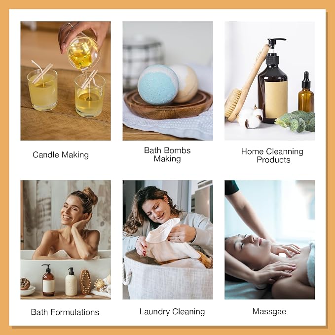 Essential Oils for Diffuser for Home, Top 5 Aromatherapy Oils, Candle&Soap - Image 3