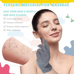 4 Pack Exfoliating Washcloth Back Scrubber Set, 2 Exfoliating Body Scrubber - Image 4
